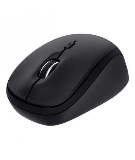 Trust Raton Inalambrico Bluetooth 1600dpi - 3 Botones - Uso Ambidiestro - 3 dispositivos - Color Negro