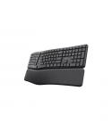 Trust Keyra Teclado Inalambrico Bluetooth - Multidispositivo - Teclas Ergonomicas y Silenciosas - Coloe Negro