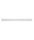 GBC Wirebind Pack de 100 Alambres de Encuadernacion 9.5mm para Paso 3:1 Redondo o Cuadrado - Formato A4 - Para 34 Orificios - En