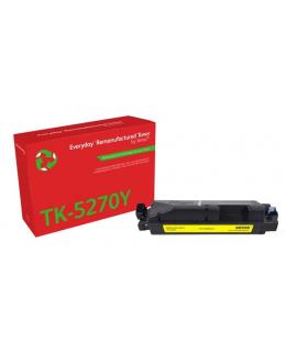 Xerox Everyday Kyocera TK5270 Amarillo Cartucho de Toner Remanufacturado - Reemplaza 1T02TVANL0/TK5270Y