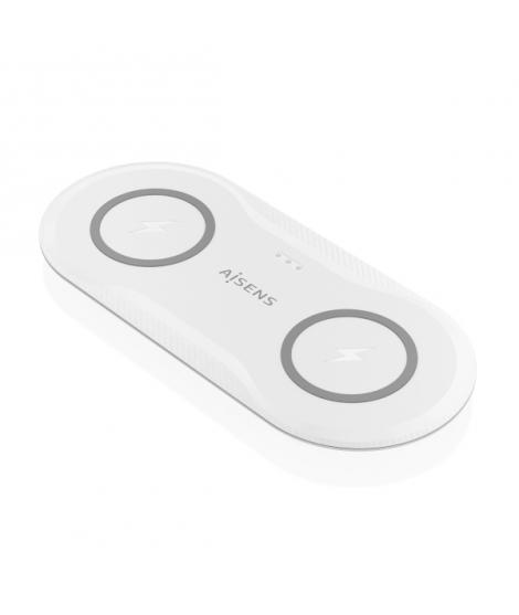 Aisens Cargador Inalambrico 15W - USB-C - Protocolo Qi - Moviles y Auriculares - Proteccion Contra Sobretension, Sobretemperatur