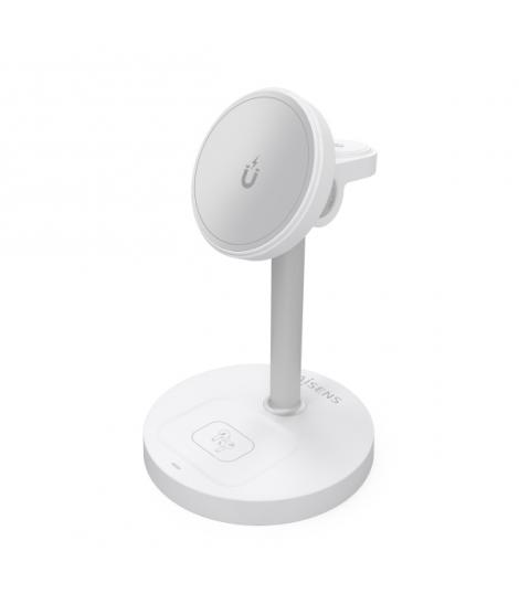 Aisens Cargador Inalambrico 15W - USB-C - Protocolo Qi2 - Moviles, Apple Watch y Auriculares - Proteccion Contra Sobretension, S