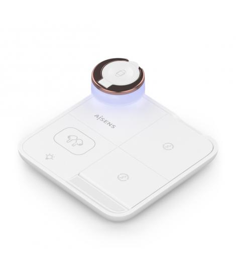 Aisens Cargador Inalambrico 15W - USB-C - Protocolo Qi - Moviles, Apple Watch y Auriculares - Proteccion Contra Sobretension, So