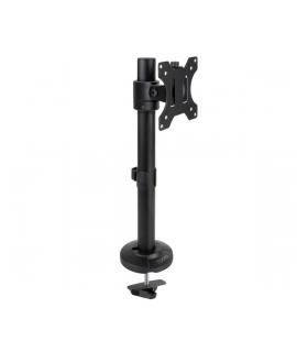 Tooq Soporte de Mesa para Monitor de 17"-32" - Altura, Rotacion y Giro Regulables - Gestion de Cables - Peso Max 8Kg - VESA 100X