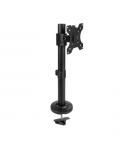 Tooq Soporte de Mesa para Monitor de 17"-32" - Altura, Rotacion y Giro Regulables - Gestion de Cables - Peso Max 8Kg - VESA 100X