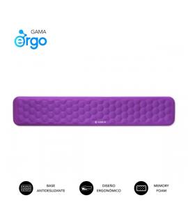 Subblim Ergo Airpadding Reposamuñecas para Teclado - Espuma Viscoelastica 65D - Tejido AirMesh Transpirable - Base Antideslizant