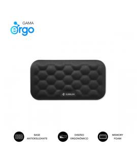 Subblim Ergo Airpadding Reposamuñecas para Raton - Espuma Viscoelastica 65D - Tejido AirMesh Transpirable - Base Antideslizante 