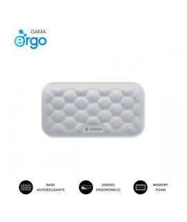 Subblim Ergo Airpadding Reposamuñecas para Raton - Espuma Viscoelastica 65D - Tejido AirMesh Transpirable - Base Antideslizante 
