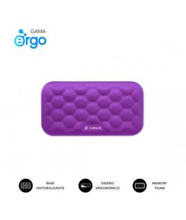 Subblim Ergo Airpadding Reposamuñecas para Raton - Espuma Viscoelastica 65D - Tejido AirMesh Transpirable - Base Antideslizante 