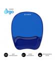 Subblim Ergo Crystal Flex Alfombrilla Ergonomica para Raton - Gel Refrigerante Autoajustable - Diseño Ondulado Ergonomico - Base