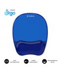 Subblim Ergo Crystal Flex Alfombrilla Ergonomica para Raton - Gel Refrigerante Autoajustable - Diseño Ondulado Ergonomico - Base