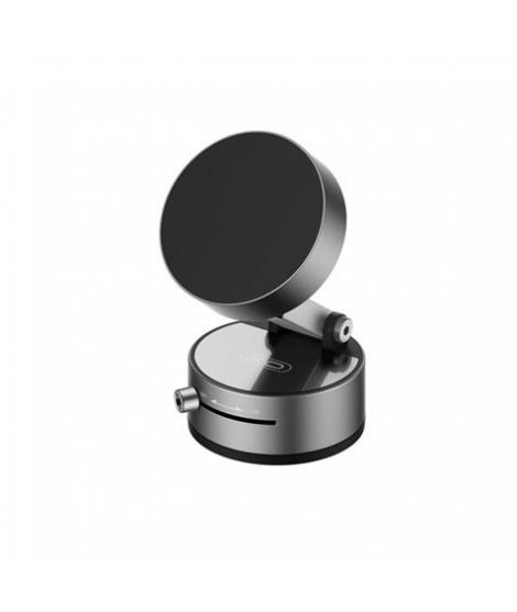 XO C170 Soporte Magnetico de Coche para Smartphones - Fijacion por Vacio - Rotacion 360º - Boton de Liberacion - Aro Metalico In