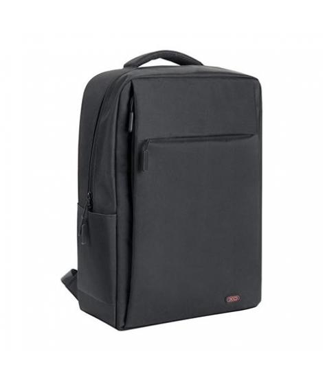 XO CB02BK Sport Mochila para Portatil - Hasta 17" - Impermeable y Resistente - Carga Rapida USB - Diseño Ergonomico - Color Negr