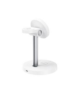 XO CX038 Cargador Inalambrico Magnetico Rapido - 15W - Sujecion Magnetica - Color Blanco