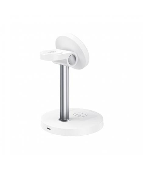 XO CX038 Cargador Inalambrico Magnetico Rapido - 15W - Sujecion Magnetica - Color Blanco