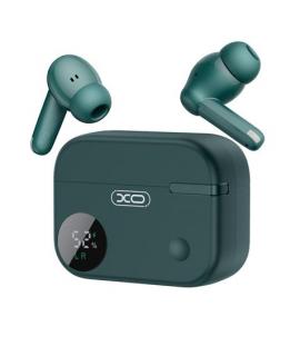 XO G34 Auriculares Bluetooth 5.4 - TWS - Cancelacion de Ruido ENC+ANC - Caja con Display LCD - Color Verde