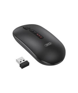 XO M13 Raton Inalambrico - Bluetooth y RF 2.4GHz - 1600DPI - Color Negro