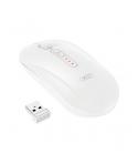XO M13 Raton Inalambrico - Bluetooth y RF 2.4GHz - 1600DPI - Color Blanco