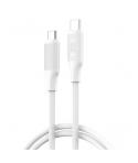 XO NBQ265B Cable USB-C Macho a USB-C Macho - 1m - 60W - Color Blanco