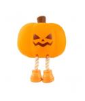 XO OZ08 Lampara de Noche Calabaza Halloween - Tacto Suave - Temporizador de 30 Minutos - Bateria 500mah