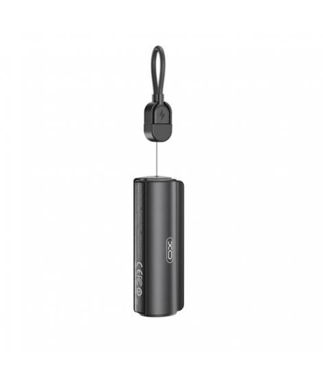 XO PR281 Mini Powerbank 5000Mah - USB-C - Linterna - Color Negro