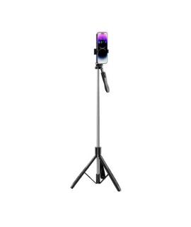 XO SS15 Tripode + Palo Selfie Bluetooth con Disparador - Altura Maxima hasta 180cm - Completamente Plegable