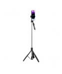 XO SS15 Tripode + Palo Selfie Bluetooth con Disparador - Altura Maxima hasta 180cm - Completamente Plegable