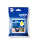 Brother LC521 Amarillo Cartucho de Tinta Original - LC521Y