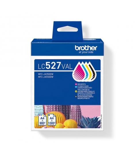 Brother LC527VAL Pack de 4 Cartuchos de Tinta Original (BK/C/M/Y) - LC527VAL
