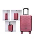 Lagart Maleta Trolley de Cabina Rigida 20” 55x34x23.5cm - Cierre TSA - Ruedas Dobles 360º - Color Cereza Metalizado