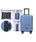 Lagart Maleta Trolley de Cabina Rigida 20” 55x34x23.5cm - Cierre TSA - Ruedas Dobles 360º - Color Azul Klein