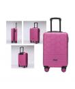 Lagart Maleta Trolley de Cabina Rigida 20” 55x34x23.5cm - Cierre TSA - Ruedas Dobles 360º - Color Fucsia