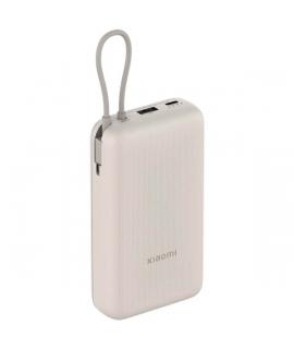 Xiaomi Tan GL Powerbank 20000 mAh - 33W - Cable Integrado - Carga Rapida - Multiples Capas de Seguridad - Color Beige