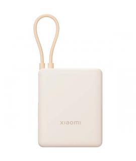 Xiaomi Tan GL Powerbank 10000 mAh - 33W - Cable Integrado - Carga Rapida - Multiples Capas de Seguridad - Color Beige