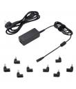 Ewent Cargador Universal para Portatil de 45W - 8 Clavijas Intercambiables - Automatico - Gestion Inteligente de Corriente - Col