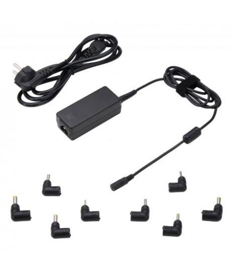 Ewent Cargador Universal para Portatil de 45W - 8 Clavijas Intercambiables - Automatico - Gestion Inteligente de Corriente - Col