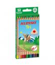 Alpino Tri Pack de 12 Lapices de Colores Triangulares - Mina de 3.3mm - Colores Surtidos