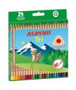 Alpino Tri Pack de 24 Lapices de Colores Triangulares - Mina de 3.3mm - Colores Surtidos