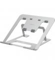Fellowes Alumia Elevador para Portatil hasta 15" - 6 Ajustes de Altura - Fabricado en Aluminio - Base Antideslizante - Color Pla