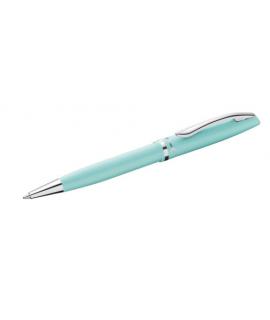 Pelikan Jazz Pastel Boligrafo con Mecanismo de Giro - Punta Mediana - Cuerpo Lacado - Recargable - Color Menta Pastel