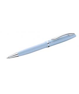 Pelikan Jazz Pastel Boligrafo con Mecanismo de Giro - Punta Mediana - Cuerpo Lacado - Recargable - Color Azul Pastel