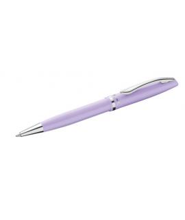 Pelikan Jazz Pastel Boligrafo con Mecanismo de Giro - Punta Mediana - Cuerpo Lacado - Recargable - Color Lavanda Pastel