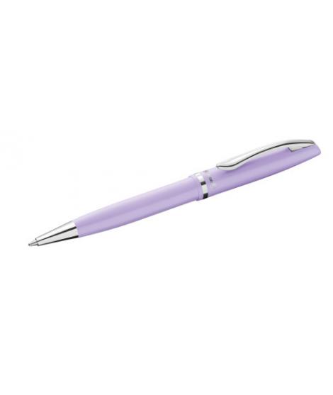 Pelikan Jazz Pastel Boligrafo con Mecanismo de Giro - Punta Mediana - Cuerpo Lacado - Recargable - Color Lavanda Pastel