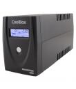 Coolbox Guardian3 SAI 800VA UPS 480W - 2x Schukos - USB - RJ45 - Proteccion Completa Frente a Picos de Tension y Cortes de Sumin