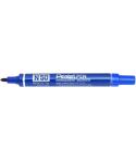 Pentel Pen N50 Rotulador Permanente - Punta de 4.3mm - Resistente a Agua y Luz - Color Azul