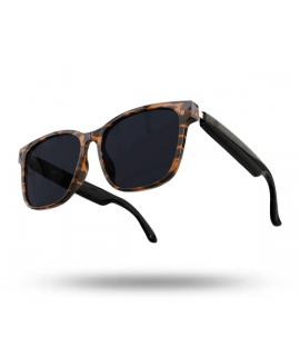 Energy Sistem Urban Music Tortoise Gafas Bluetooth - Cristales Polarizados con Proteccion UV400 Superior y Anti Luz Azul - Repro