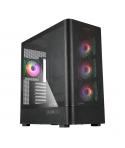 Abysm Danube Sava H500 II Caja Torre ATX, ITX, Micro ATX - Lateral de Cristal Templado - 3.5" y 2.5" - USB-A, USB-C y Audio - 4 
