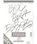 Canson Bloc para Esbozo A4 90+10 Hojas Gratis - Grano Ligero 90gr - Formato Album con Espiral Microperforado - Color Blanco Natu