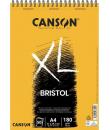 Canson Bloc XL Bristol Extraliso A4 de 50 Hojas 180gr - Acabado Satinado - Muy Resistente - Color Blanco