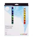 Daler Rowney Simply Pack de 24 Acuarelas 12ml - Se Humedecen Facilmente - Colores Surtidos